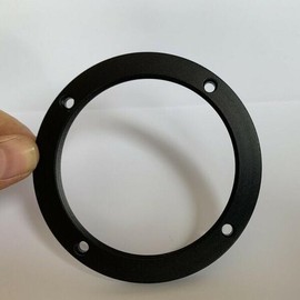 M65x1 포커싱 헬리콥터 용 x1 렌즈 플랜지 보드 M65x1 Focusing Helicopter Use x1 Lens Flange Board [Black color]