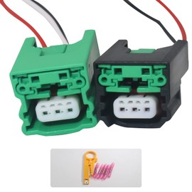 2PCS Connector Harness Plug Replacement Compatible with Nissan Infiniti Camshaft Position Crankshaft Sensor 1 Year Warranty, Vanshly