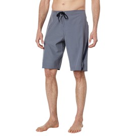 O'NEILL Men's 21 Inch S-Seam Boardshorts - Water Resistant Swim Trunks for Men with Quick Dry Stretch Fabric and Pockets,Grey 4,29