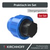 Kirchhoff Fitting End Piece Plastic 25 mm for HDPE Pipe