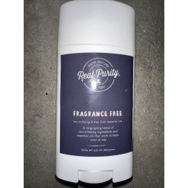 Real Purity Fragrance FreeStick Deodorant 1.25oz Natural Made In USA No Paraben