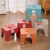 Non-slip multipurpose plastic chair small size Random