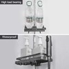 Hoomtaook Shower Shelf for Shower Rail Shower Caddy No Drilling