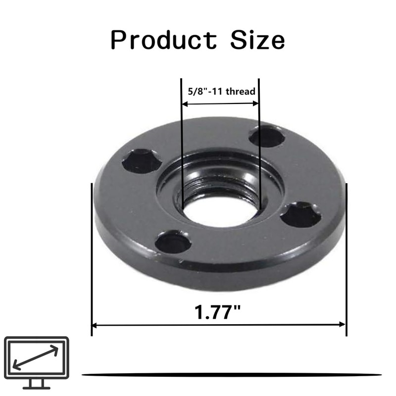 (4pcs) N134467 Angle Grinder Hex Hole Flange Nuts Replace DEWALT