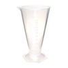 Conical Measure, 200ml - Polypropylene Plastic, Translucent - Pouring Spout