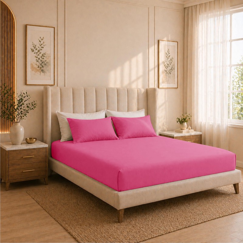 Moonlight Bedding King Size Fitted Sheets - 25cm Deep King