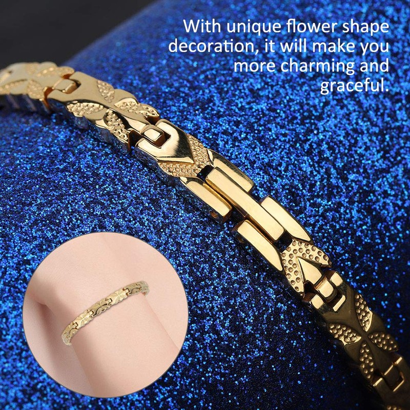 Brazalete de moda para mujer, brazalete de acero inoxidable con
