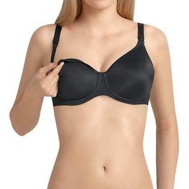 Anita Women's Maternity Basic Nursing Bra (Still-bh Basic) - Black (Black 001) plain, size: 85C