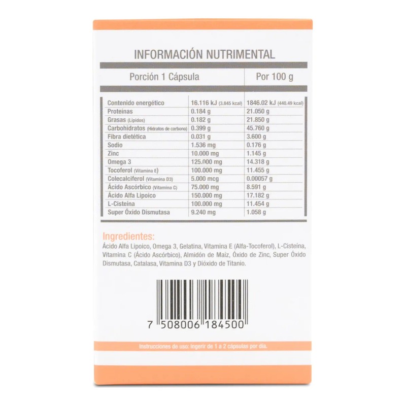 Lera Co Suplemento Ácido Lipólico Omega 3 Vitamina E 30