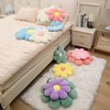 2 Pcs Sage Green Throw Pillow Decorative Flower Pillows for