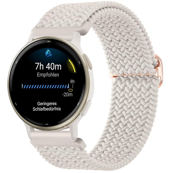 Mugust Bracelet for Garmin Vivoactive 5/3, Vivomove 3/HR/Luxe/Style, Forerunner 55/245/645