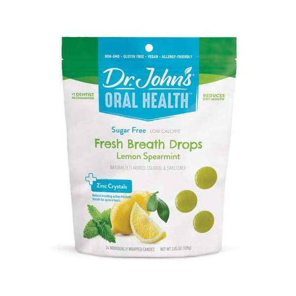 Dr. John's Oral Health Sugar-Free Fresh Breath Drops (24 count, 3.85 OZ)