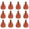 sourcing map 12pcs M4x8mm Knurled Thumb Screw Computer Case Threaded