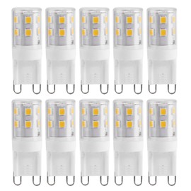 10PCS 2W G9 Ceramic Base 16LED Light Bulbs for Ceiling Wall Lamp Home Lighting 230V