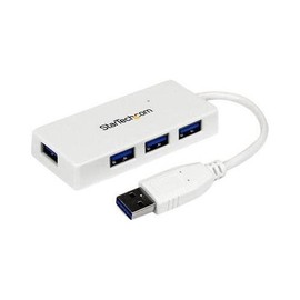 Startech.com - st4300minu3w - startech accessory st4300minu3w portable 4 port su