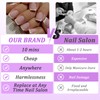 Ceboic Pack of 24 Press on Nails Short, Nude Pink