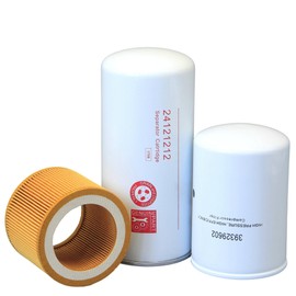 Filter Kit 24121212 Air Oil Separator + 39329602 Oil Filter + 88171913 Air Filter Compatible with Ingersoll-Rand UP5 UP6 Screw Air Compressor