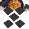 5pcs Silicone Pot Holders Mat Heat Resistant Anti Slip Square