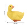 Duck Ornament Resin Weather Resistant Cute Vivid Expression Duck Statues