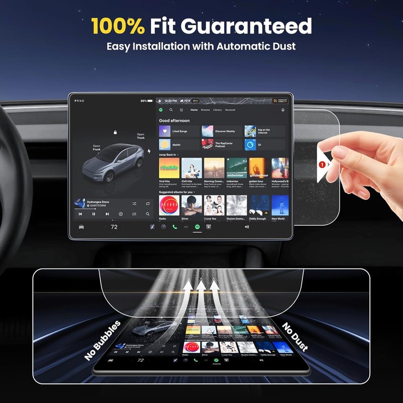 Karltys [Upgrade] 2PCS for 2025 2026 Lincoln Navigator Screen Protector