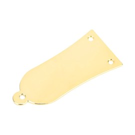 Guitar Truss Rod Cover, Gold Plated Metal Truss Rod Cover with Screws(Gold)