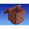 Wavin OSMA 4T823 Brown Pipe Connector and Bracket for 61mm