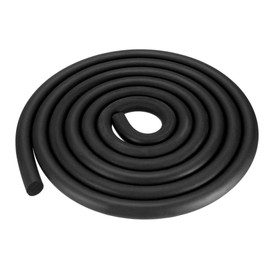 MACHSWON Foam Rubber Seal Weather Strip 18mm Diameter 3 Meters, for Marine Home Cases Door Window and Hatch, Round Draught Excluder Seal Strips Soundproofing Waterproof Seal, Black