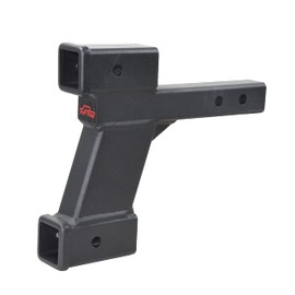 TOPTOW Trailer Hitch Extender Adapter with 2-inch & 8-inch Riser/Drop, 2" Receiver, 2-inch Solid Shank, 10000lbs Capacity…