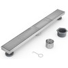 Sharpeye 28 Inch Linear Shower Drain with Removable Wedge Wire