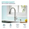Kicimpro Kitchen Sink Faucet with Soap Dispenser, 3 Modes Kitchen