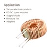 sourcing map Toroid Inductor Copper Coil Magnet Inductor for DIY