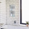 Neodrain No Tile Shower Niche, Stainless Steel Wall Niche 13.1"X25.1"(Inner