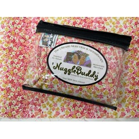NuggleBuddy Moist Heat & Aromatherapy Organiic Rice Pack for Microwave. Lovely Sunrise Meadow Fabric with Lavender & Lemongrass Aromatherapy! Great Gift Idea!