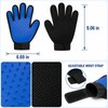 Silicone Pet Grooming Gloves for Cat & Dog Hair Removal