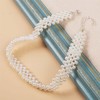Danshinbow Multi Layered Beaded Necklace Clavicle Choker Adjustable Jewellery for