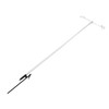 Camping Lamp Pole Retractable Double Light Hooks Retro Style Metal