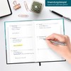 Häfft paper&you® Passwortbuch A6+ mit Register A-Z "Shiny Teal" für