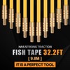 GURADESIGN 32.2FT Fiberglass Running Electrical Wire Cable Glow Rods Wire