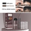 CTDMJ Eyebrow Stamp Stencil, Eyebrow Powder Stamp, with 10 Stencils