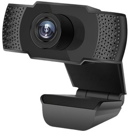 RUOVXWU Webcam for PC with Microphone 1080P Full HD Plug and Play USB Web Camera for Desktop & Laptop Clear Stereo Audio for Conference, Zoom, Skype, Facetime, Windows, Linux, and macOS