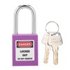 Sonew 38mm Safety Padlock with 2 Keys, Insulating Plastic Nylon