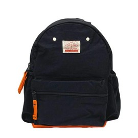 Ocean and Ground Nylon Backpack Daypack GOODAY S - M Kids Baby Boys Girls, BG: Black x Orange [Limited]