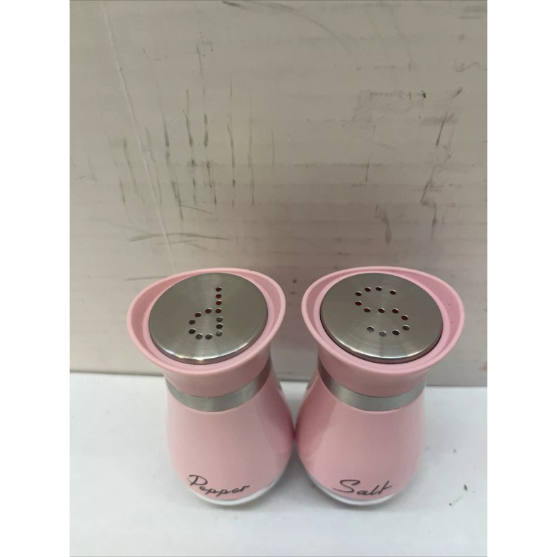Lonffery Stainless Steel Salt and Pepper Shakers Set Modern Kitchen