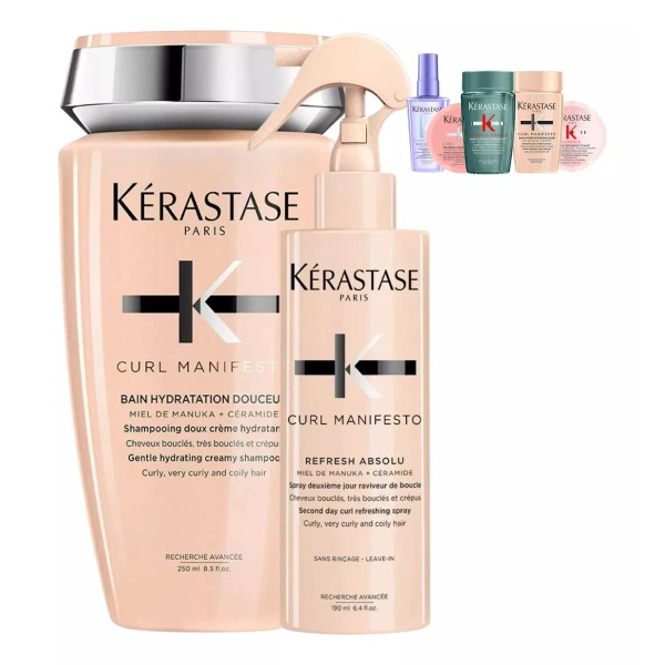 Kérastase Kit Kerastase Curl Shampoo + Spray Para Rizos 250 Ml