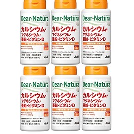 Dear Natura Calcium, Magnesium, Zinc, Vitamin D, 180 Tablets x 6 Packs