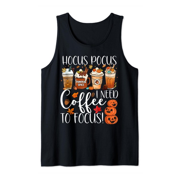 Cute Hocus Pocus I Need Coffee To Focus Fall Pumpkin