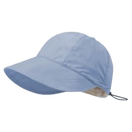 White Fang CA532 Brim Long Plain Hat, Foldable, Lightweight, Running Cap, Women's, Black