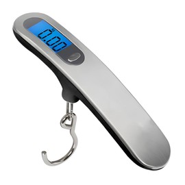 Luggage Scale Portable Digital Scale Electronic Suitcase Scale Hanging Scales Luggage Weighing Scale 110 Pound / 50 Killogram Capacity With Backlit With Tare Function Lightweigh for Travel