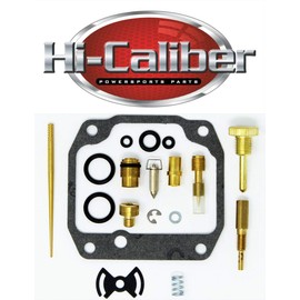 Hi-Caliber Powersports Parts Carburetor Carb Rebuild Kit compatible with the 1987-1989 Suzuki LT-4WD & 1988-1989 LTF 250 Quadrunner ATVs