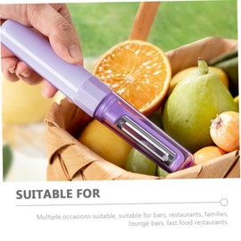 CIYODO Double End Vegetable Peeler Ergonomic Multi Function Fruit Cutter for Kitchen Compact Portable Design for Carrots Potatoes and Citrus